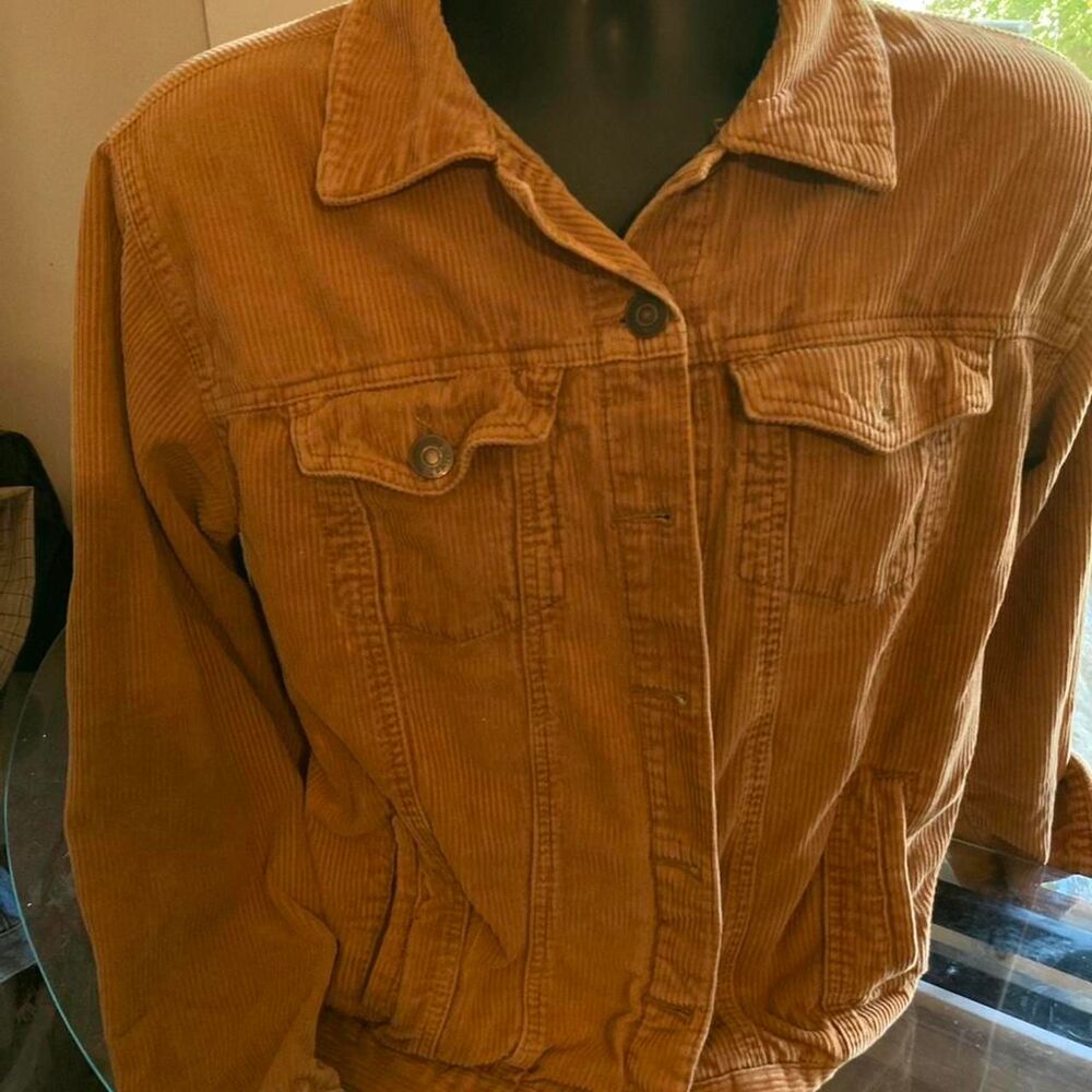 Forever-21 Women's Tan and Brown Jacket